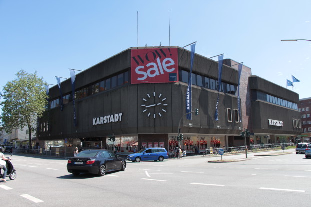 Das Karstadt Gebäude in der Osterstraße