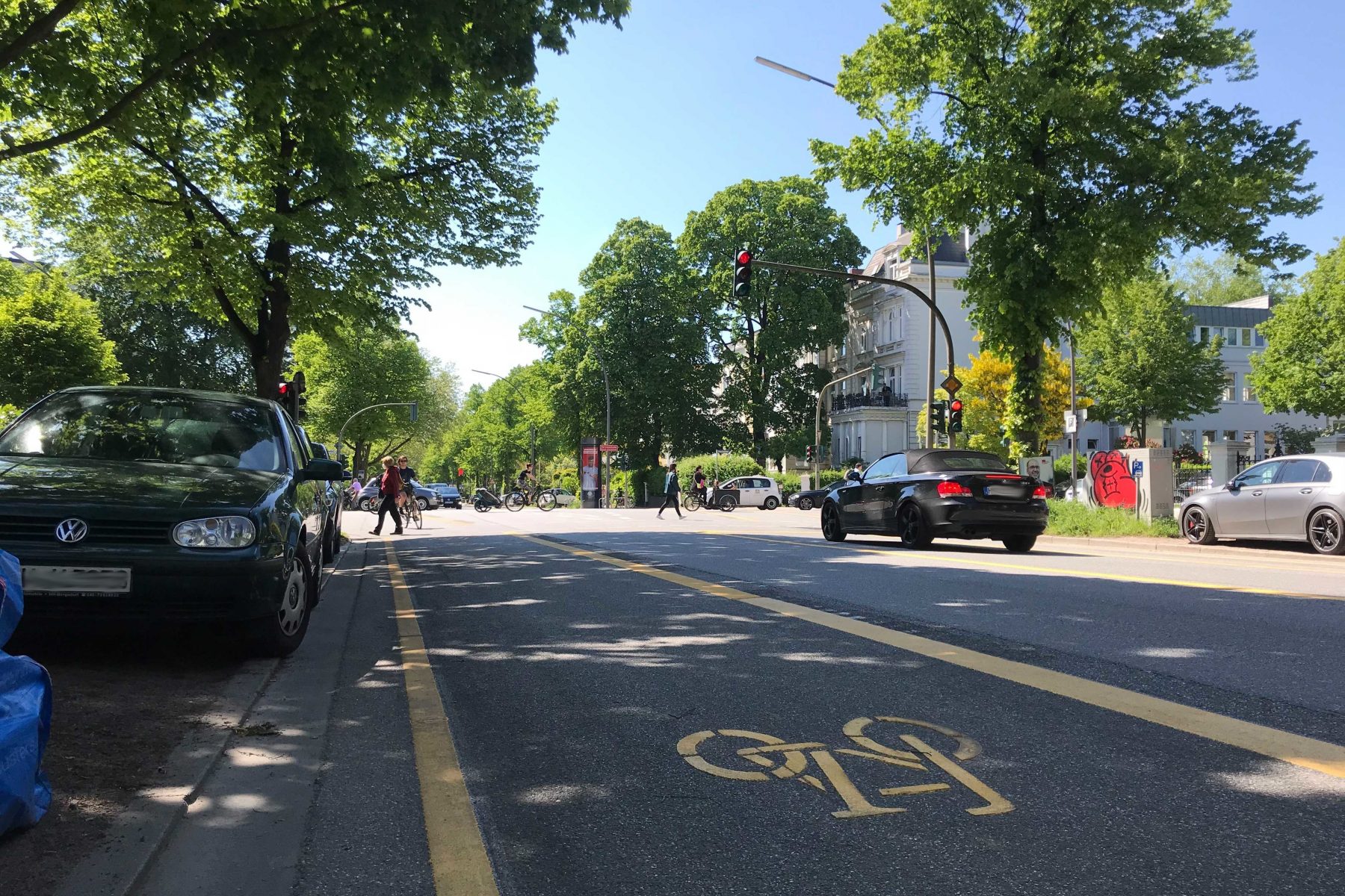 Veloroute 3 im Test Unterwegs auf Eimsbüttels Fahrrad