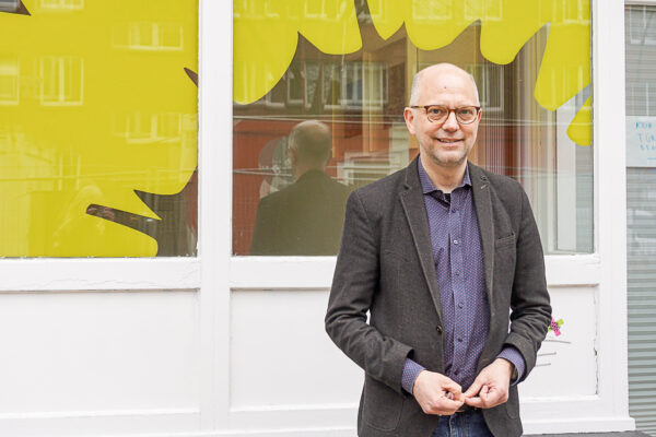 Till Steffen ist der Direktkandidat der Grünen im Wahlkreis Eimsbüttel. Foto: Frieda Stadtlander