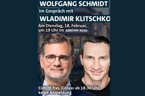 Am Dienstag (18.2.) kommt Wladimir Klitschko zu einem Gespräch mit Wolfgang Schmidt nach Hamburg.